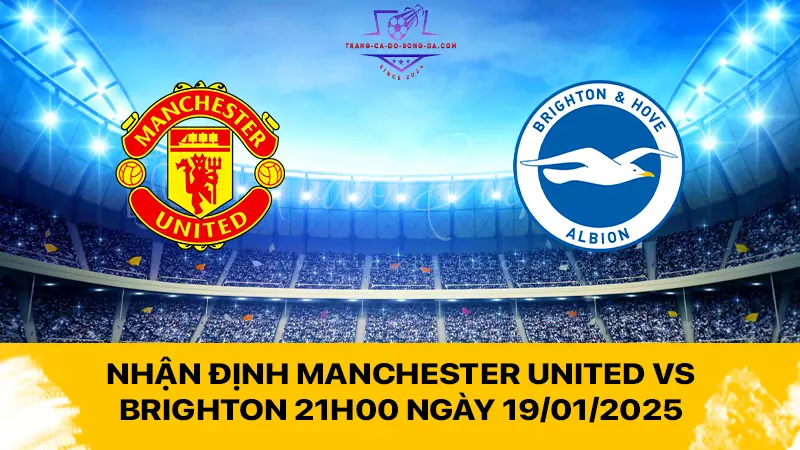 Nhận định Manchester United vs Brighton 21h00 ngày 19/01/2025